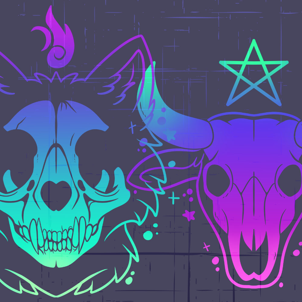 Spooky Skulls